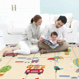 Jouez à des tapis pour enfants éducatifs pliables non toxiques.