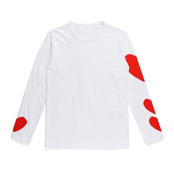 Play Mens Womens CDG Sweinshirts Soodies Des Badge Garcons suéter suéter con capucha de mujeres con etiqueta Hip Hop Letter