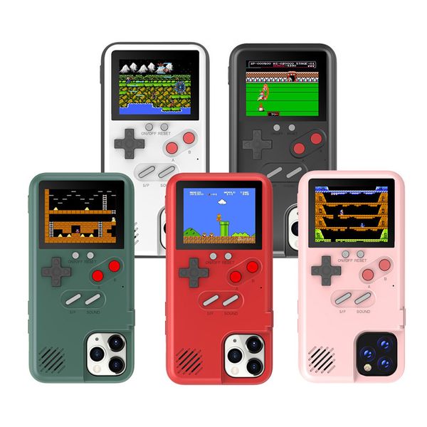 Cajas de teléfono celular jugables de videojuegos para iPhone 13 12 11 Pro Max 13pro Xr X Xs 7 8 Plus 36 Juegos clásicos Pantalla en color cubierta de la caja del iphone