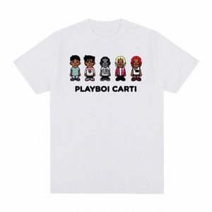 Playboi Carti T-shirt Vintage Hip Hop Skateboard Street Cott hommes T-shirt nouveau T-shirt femmes hauts P1PL #