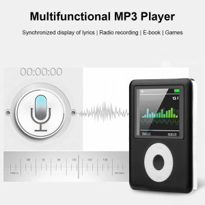Reproductor de música MP4/MP3 portátil de 1,8 pulgadas, Walkman deportivo de alta fidelidad, altavoz incorporado, Radio FM, soporte de vídeo, grabadora de tarjeta Hid Den TF
