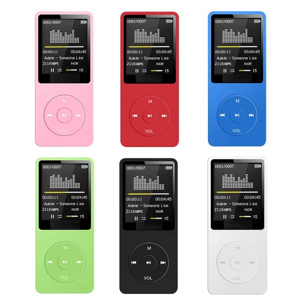 Lecteur 1,8 pouces écran lecteur de musique MP3 lecteur Audio HIFI FM enregistrement Radio EBook multifonction baladeur Portable pour la course à pied