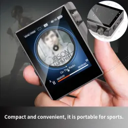 Lecteur 2.4 pouces écran tactile HiFi lecteur MP3 Bluetooth sans perte DSD haute résolution sport baladeur Portable FM/ebook/enregistreur