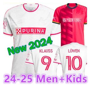 23 24 St. L ouis City Soccer Jerseys Mls Home Away St Louis''red 'Sc White Nilsson 4 Klauss 9 Nelson Gioacchini Vassilev Bell Pidro Football Shirt Fans Mens Joueur Lowen88