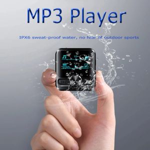 Player 32GB IPX6 Impermeable Bluetooth4.2 Reproductor de MP3 Walkman deportivo portátil Radio FM Ebook HD Reducción de ruido 4/8/16GB Grabadora de voz de audio