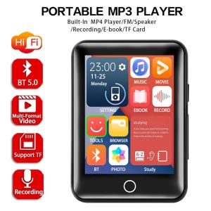 Lecteur 4G 2,5 pouces plein écran MP3 MP4 Walkman Mini lecteur de musique portable Bluetooth HIFI son écran tactile lecteurs multifonctionnels