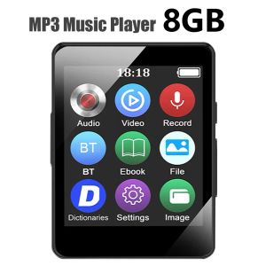 Lecteur 8/16/32/64GB lecteur MP3 Portable 1.8 pouces écran BluetoothCompatible 5.0 Mini MP4 lecture vidéo sport lecteur MP3 cadeau pour les enfants