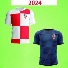 Kroatië 2024 voetbalshirts HEREN KIDS KIT VROUWEN Speler Fans versie 24 25 MODRIC MAJER Croatie 2025 GVARDIOL KOVACIC SUKER Croacia Voetbalshirts T thuis uit jongens