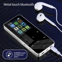 Lecteur Bluetoothcompatible Mp3 MP4 lecteur Hifi métal Portable baladeur de musique avec enregistrement Radio Fm touche tactile 1.8 pouces lecteur d'écran