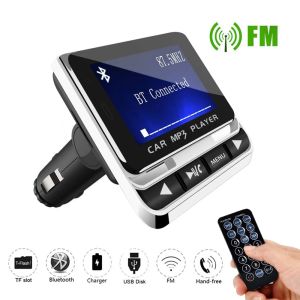 Player Car FM Transmetteur Bluetooth MP3 MUSIQUE MUSIQUE 1,4 pouce Écran LCD Hands Free Adaptateur de charge rapide FM Zender Modulateur
