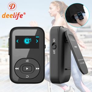 Speler Deelife Sports Bluetooth MP3-speler Running Mp 3 Muziek Spelen met armbandclip