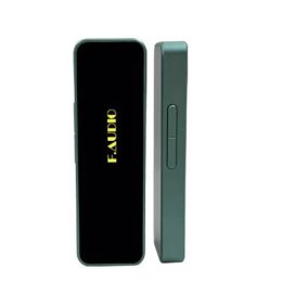 Jugador Dlhifi F. Audio KS01 ES9603Q Amplificador de auriculares de decodificación USB Pantalla OLED XMOS ES9038Q2M HIFI DAC PCM768KHz Nativo DSD512