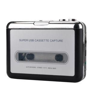 Lecteur EZCAP218 USB Cassette Player Tape to PC Old Cassette to MP3 Converter Audio Recorder Capture Walkman avec Auto Reverse