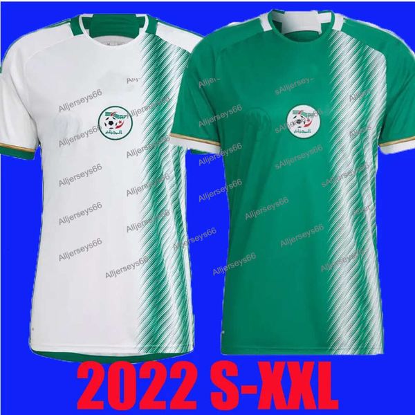 Fans de joueurs 22 2023 2024 Maillots de football Algérie Deux étoiles CHAIBI AOUAR FEGOULI GOUIRI MAHREZ BELAILI SLIMANI BENNACER BENSEBAINI National _Jersey