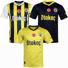 2023 2024 Fenerbahce Soccer Jerseys Fred DZEKO KENT CENGIZ SOUS BATSHUAYI TADIC AZIZ KADIOGLU KAHVECI ZAJC ARAO SZALAI Istanbul 23 24 maillots de football à domicile