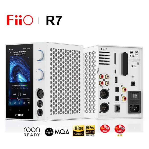 Lecteur FIIO R7 Android 10 Desktop Digital Streaming Music Player DAC amplificateur de casque ES9068as Chip Bluetooth Dunu