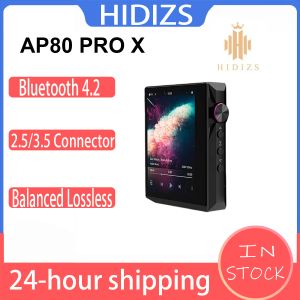 Speler hidizs ap80 pro x draagbare bluetooth mp3 -speler 2.5/3.5 connector gebalanceerd verliesloos type c mqa flac ldac usb DSB DSD64/128 DAP