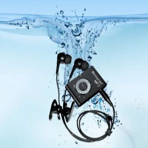 Lecteur IPX8 sport étanche lecteur de musique MP3 plongée surf natation étanche MP3 Mini clip lecteur MP3 Radio FM casque étanche