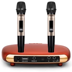 Speler K8 Optische coaxiale draadloze Bluetooth 5.0 Karaoke Box Microfoon Karaoke Player Home Karaoke Echo Mixer System Singing Machine