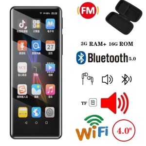 Reproductor mahdi wifi bluetooth mp4 reproductor 16GB portátil Smart Android Sports Video Descargar la aplicación Touch Screen Media FM MP4 Música Player