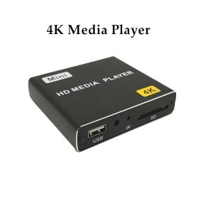 Joueur Mini 4K Bluray HD Media Player Support Horizontal and Vertical Screen TV Projecteur U Disk SD Card PPT Car Home AD Video Player
