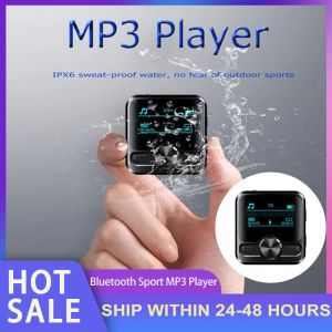 Speler Mini HIFI Sport Bluetooth MP3-speler Luidspreker Bluetooth-oortelefoon Voice Recorder 1,2 inch OLED-kleurendisplay Hi Res Audio-speler