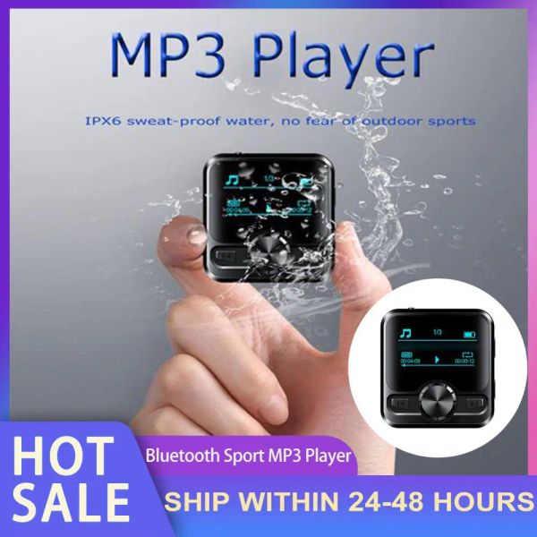 Lecteur Mini HIFI Sport Bluetooth lecteur MP3 haut-parleur Bluetooth écouteur enregistreur vocal 1.2 pouces OLED couleur affichage haute résolution lecteur Audio