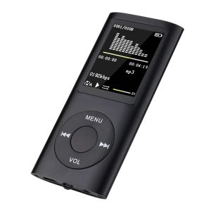 Lecteur MP3 Enregistrement en métal Regarder des films Lecture de texte Mini portable USB rechargeable Écran LCD 1,8 pouces Lecteur MP4 Écoute de musique