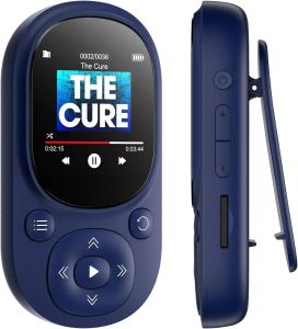 Speler MP3-speler / MP4-speler MP3-muziekspeler met 64 GB geheugen Slank Klassiek digitaal LCD-scherm van 1,44 inch Type C-poort met FM-radio