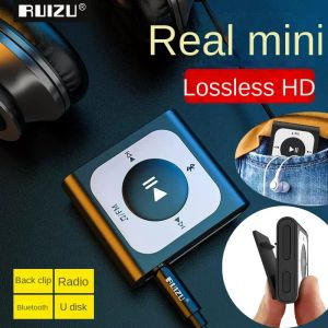 Música de reproductor Ruizu x66 Sportmp3 Player Bluetooth Clip Mini Pedómetro Mini MP3 Player Bluetooth Walkman Bluetooth Altavoz