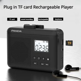 Le joueur New Stereo Walkman Portable Cassette Player Retrostyle Enregistreur à bande prend en charge le ruban adhésif à la carte TF Card 32G TF Card 1 PCS