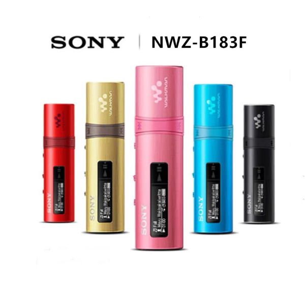 Lecteur Originlele Sony NWZB183F B183F Flash MP3 Speler Met Ingebouwde FM tuner (4 Go) Met Headset