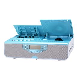 Lecteur PANDA CD Boombox Lecteur de cassettes Bande vers carte SD, Disque USB Convertisseur MP3 Enregistreur Répéteur Radio FM MWLearning Langue, Musique