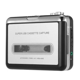 Le joueur portable Cassette Player Portable Tape Porter Capture Cassette Recorder via USB Compatible avec les ordinateurs portables et PC Convert Tape CAS