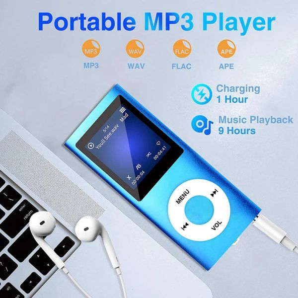 Lecteur portable mp3 Music Jouer Bluetooth sans perte de qualité sonore mini enregistreur 32 Go TF Carte, FM, écouteur, multifonction Walkman