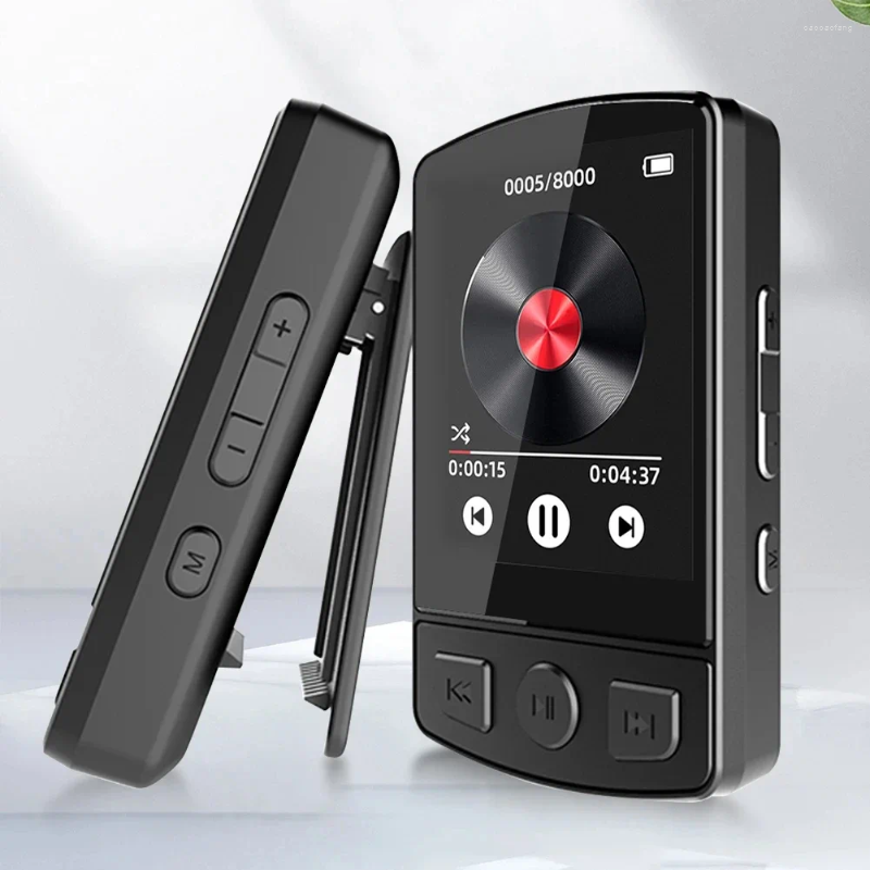 Player Portable Sport Clip Walkman Hifi Sound Bluetooth-kompatibel 5.2 Student 1.8-tums skärm med FM-radio