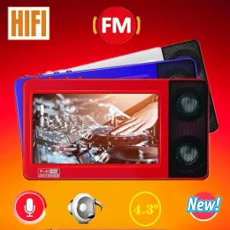 Lecteur portable deux haut-parleurs MP4 lecteur tactile tactile 8 Go Hifi sans perte stéréo Musique gratuite téléchargement mp3 vidéo