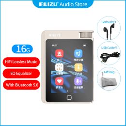 Speler RUIZU A55 HiFi Lossless Muziek MP3-speler Bluetooth 5.0 Draagbare hardcore decodering Speler Ondersteuning EBook EQ Equalizer TF SD-kaart