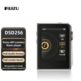 Speler RUIZU A58 HiFi Muziek MP3 Speler DSD256 Lossless Decodering MP3 Draagbare Metalen Walkman Met EQ Equalizer Ebook Wekker Stopwatc