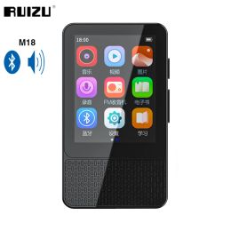 Reproductor Ruizu M18 Bluetooth 5,0 odtwarzacz 16GB/32GB 2,4 Cal ekran dotykowy odtwarzacz MP3 HiFi odtwarzacz muzyczny z krokomierzem nagrywa