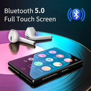 Joueur Ruizu M7 Metal Bluetooth 5.0 MP3 MUSIQUE MUSIQUE BECTION BUREAGE 2,8 pouces Screen tactile complet Hifi Walkman avec FM / Ebook / Pedomètre