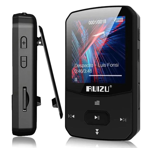 Lecteur RUIZU X52 lecteur MP3 Bluetooth Portable Clip sport musique baladeur Mini MP4 lecteur vidéo avec écran FM Radio enregistrement podomètre