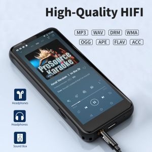 Speler RUIZU Z80 Android WiFi MP3 Bluetooth MP4 MP5-speler met ingebouwde luidspreker Ondersteuning FM-radio Opname EBook TF-kaart APP downloaden