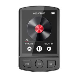 Lecteur Sport Bluetooth 5.2 Walkman MP3 HiFi Lecteur Clip sur Style Radio FM avec Enregistrement EBook pour Salle de Sport Course en Plein air, 864 Go