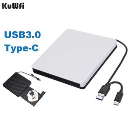 Speler USB 3.0 Externe dvd brander Writer Recorder DVD RW Optical Drive CD/DVD ROM Player voor Windows 10 Laptop Desktop Imacs