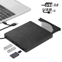 Lecteur USB 3.0 DVD Écrivain DVD Brûleur Portable VCD CD ROM Player Optical External Optical Drive pour Mac Desktop ordinateur PC