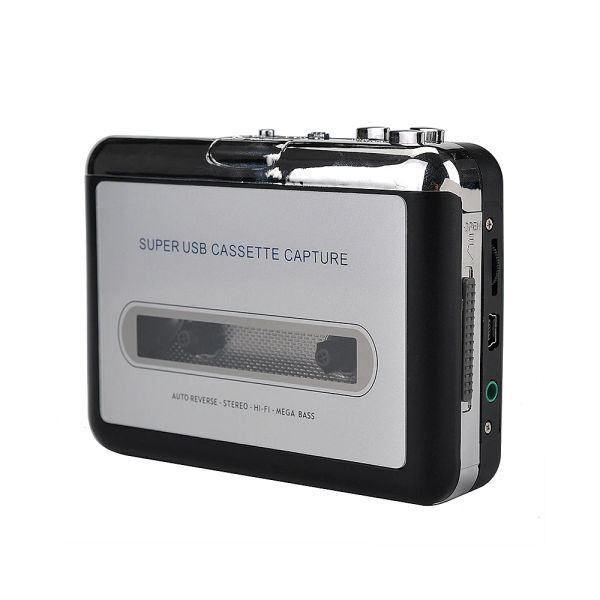 Lecteur USB Cassette Player Tape Portable Convert Tape Tape en format MP3 / CD Capture MP3 Musique audio via USB Conférencier Bilé