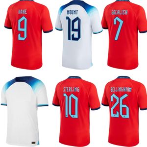 22 23 Fans ENGELAND Voetbalshirts KANE GREALISH 2022 World Cup SANCHO STERLING 2023 RASHFORD FODEN SAKA BELLINGHAM Voetbalshirts MOUNT Herentenue