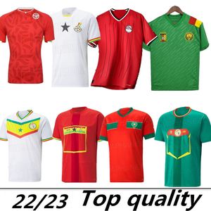 22 Coupe du Monde Ghana Maroc maillots de football Sénégal MANE Hakimi SAISS 22 23 spécial Cameroun maillot de foot Ziyech équipe nationale KOUYATE SARR uniformes de football