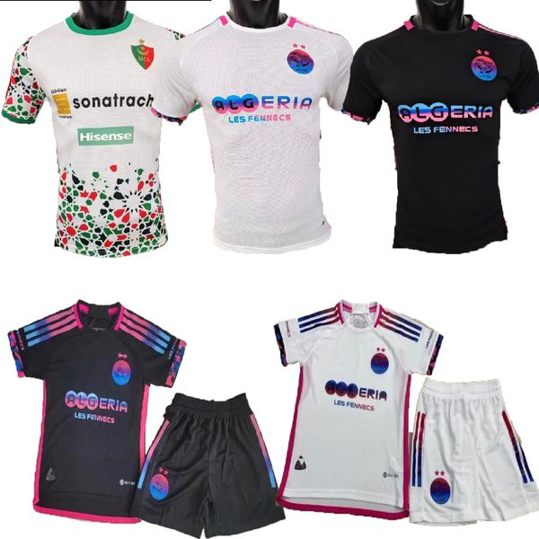 Version du joueur 2023 2024 2025 Algérie SPECIAL Pink Soccer Jerseys Mahrez Argelia 23 24 25 ATAL FEGHOULI BRAHIMI SLIMANI BOUNEDJAH BELAILI homme enfants kit maillot de football